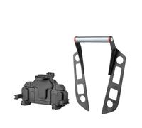 DTYBJN Support d'extension de Navigation GPS pour téléphone Portable, Compatible avec la Moto Compatible avec BMW C400X 2019-2025, en Aluminium CNC Support de Navigation(22MM-1set)