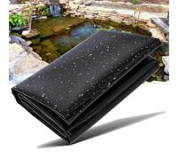 Dtyubfg Bâche Bassin 9x9 m Revêtement pour Étang Pliable EPDM sous-Couche Facile à Découper pour Étangs à Poissons, Carpes Koi, Jeux d'eau, Cascades, Fontaines, Jardins Aquatiques