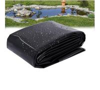 Dtyubfg Bâche de Bassin Durable EPDM indéchirable en Caoutchouc PEHD pour Bassin à Poissons extérieur, Noir, 5X 6 m, idéal pour Les Jardins Aquatiques et l'aménagement paysager