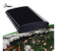 Dtyubfg Bâche pour Bassin - 6X10m - en polyéthylène Haute densité - Résistant aux UV et aux intempéries - pour étang à Poissons, Fontaine, Jardin d'eau et Cascade
