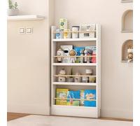 Dtyubfg Bibliothèque Derrière la Porte - Étagère Gain -Bibliothèque en Bois pour Enfants - Organisateur de Jouets et Livres, Étagère de Rangement Ouverte pour Chambre, Salon, Chambre d'enfants