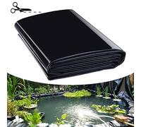 Dtyubfg Doublure D'étang Étanche HDPE Bâche pour Bassin À Poisson Extérieur Membrane Renforcée Liner Revêtement De Bassin pour Petits Étangs, 2X8m 6X12m 10X16m 14X14m