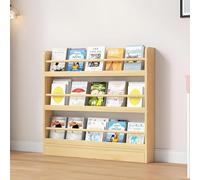 Dtyubfg Étagère à livres - Étagère derrière la porte - Étagère à livres en bois pour enfants 3/4/5 niveaux - Pour jouets et livres - Support mural étroit et peu encombrant - Montage rapide et flexible