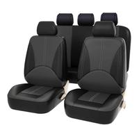 DTZAEUKE Housses De SièGe Auto pour T6 California 2016-2023, Housse Voiture PU Cuir Couverture ComplèTe ImperméAble Protection Quatre Saisons Accessoires,B