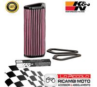 DU-1007 K&N Filtre à Air Lavable Ducati Diavel Carbone 1198 2015 2016 2017 2018