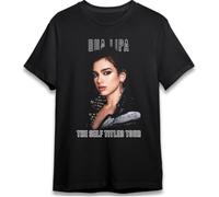 du%a Li%pa T T-Shirts à Manches Courtes The Se%LF Tit%LED Tour Singer Pop Top Tee Classic Vintage Retro Style 90s Music for Men and Women(X-Large)