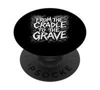 du Berceau à la Tombe, Design Punk Rock, métal et Grunge PopSockets PopGrip Adhésif