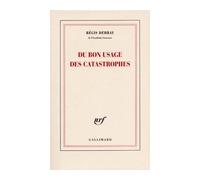 Régis Debray – Du bon usage des catastrophes – Broché