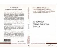 Du bonheur comme question éthique – L'Harmattan