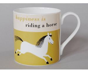 du bonheur d'équitation dans un cheval Dessous de Verre - durable d'eucalyptus. Fabriqué en Angleterre