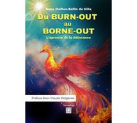 Du burn-out au borne-out L'épreuve de la délivrance - Anne Guillou-Sallin De Villa - Mindset Editions - broché - Témoignage