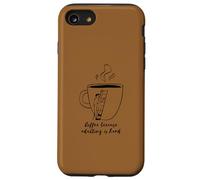 du café Parce Que C'est Difficile d'être Adulte « Mug à café drôle » Coque pour iPhone SE (2020) / 7/8