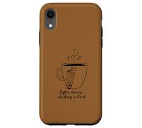 du café Parce Que C'est Difficile d'être Adulte « Mug à café drôle » Coque pour iPhone XR