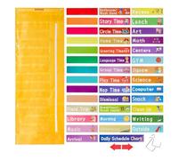 du calendrier quotidien, horaire de classe, activités de classe indique le des horaires | de calendrier de routine multifonctionnel, profitez d'un horaire visuel