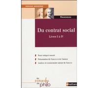 Du contrat social: Livres I à IV