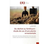 Du déchet au fertilisant : étude de cas d’une plante ornementale: Valorisation des boues déshydratées et des eaux usées traitées issues des stations d’épuration en agriculture