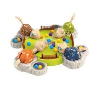 du Dinosaure Affamé - Unité Échiquier en Polymère ABS, de 48 Grains Développement Intellectuel, Matériel Coordination Œil-Main, Levier Manuel | pour Garçons & Membres Famille