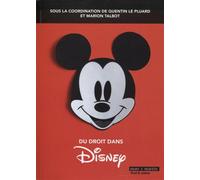 Du droit dans Disney - Quentin Le Pluard - Mare & Martin - broché - Etude