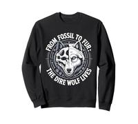 Du fossile au loup à fourrure, drôle d'animal disparu Sweatshirt