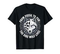Du fossile au loup à fourrure, drôle d'animal disparu T-Shirt