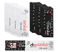 Du Hast Ein Dickes Danke Verdient, 30 Stück Dankeschön Geschenke Danke für Alles Hülle Filz Geschenk Verpackung Kleins Dankeschön Geschenke Dankes für Kollegen Teams Erzieherin, Ohne Schokolade