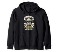 du Heavy Metal et de la bière : voilà Pourquoi Je suis Ici | Skull Music Band Sweat à Capuche