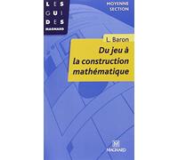 Du jeu à la construction mathématique. Moyenne section