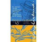 Du Journal Intime au Monologue Interieur Dans la Litterature du 20e S Iecle