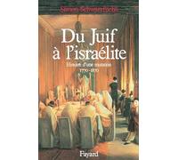 DU JUIF A L'ISRAELITE