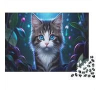 du Maine Coon1000 Piece Jigsaw Puzzle for Adults and Kids Family Game Royaume SecretFun and Challenging for Home Decoration Great Cadeau Idea70x50cm/1000pcs