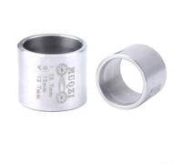 DU Manchon de bague en acier inoxydable pour amortisseurs arrière sur vélos Compatible avec amortisseurs FOX X-FUSION 12,7 mm intérieur 15 mm extérieur 12,7 mm