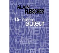 Du même auteur - Alain Fleischer - Joca Seria - broché - Roman
