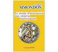 Du mode d'existence des objets techniques