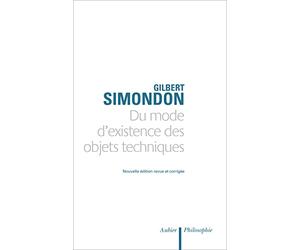 Du mode d'existence des objets techniques