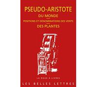Du monde ; Positions et dénominations des vents ; Des plantes