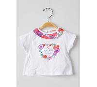 du pareil au même tee-shirts et débardeurs fille de couleur blanc 3 M