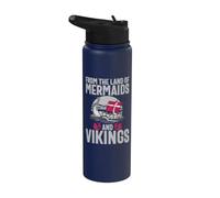 Du pays des sirènes et des Vikings danois Stainless Steel Insulated Water Bottle