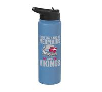 Du pays des sirènes et des Vikings danois Stainless Steel Insulated Water Bottle