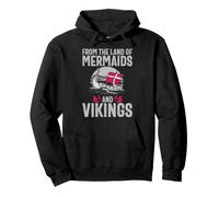 du Pays des sirènes et des Vikings Danois Sweat à Capuche