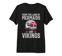 du Pays des sirènes et des Vikings Danois T-Shirt Haut de Gamme