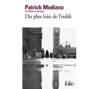 Du plus loin de l'oubli - Patrick Modiano - Gallimard - Poche - Roman