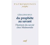 Du prophète au savant Géraldine Roux (Auteur)