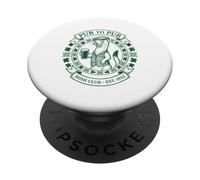du pub Irlandais de la Saint-Patrick au pub Wildlife Clover PopSockets PopGrip Adhésif