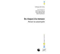 Du risque à la menace Penser la catastrophe - Dominique Bourg - Puf - broché - Essai