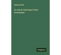 Du rôle de l'état dans l'ordre économique