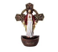 du Sacré-cœur de Jésus Bénitier religieux Sacrement Décoration murale 17,1 cm