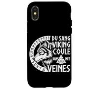 du Sang Viking Coule dans Mes Veines Nordiques Coque pour iPhone X/XS