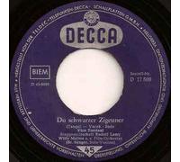 Du schwarzer Zigeuner/Melodia(hörst du mein heimliches Rufen)(7" Vinyl Single)(1959)(Decca D 17599)