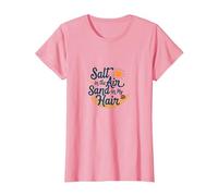 du sel dans l'air et l'été sur la Plage de Mes Cheveux T-Shirt, Femme, Rose, XS