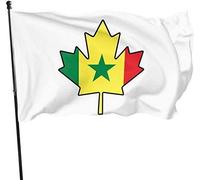 du Sénégal Feuille d'érable du Canada-1 Sous-marin SSBN Drapeau 3x5 3x5 Ft Bannière